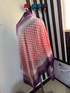 LV PRINT PURPLE STOLE