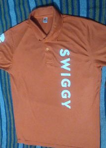 Swiggy Orange Polo Shirt-XL