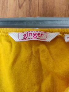 Mustard Casual Top