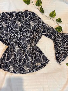 Flared Sleeves top