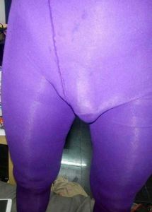 Purple Stirrup Leggings
