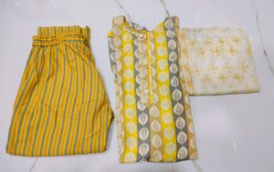 Yellow Mustard Suit Set