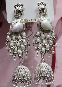 Peacock Design Jhumka