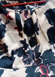 White Printed Dress