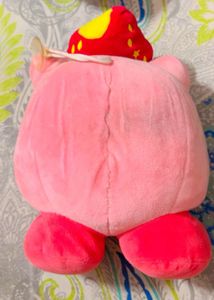 Kirby Plush with Strawberry Hat