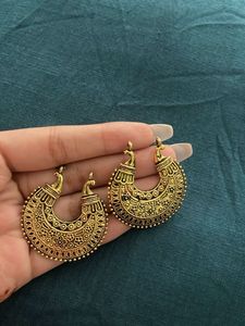 Gold Statement Earrings