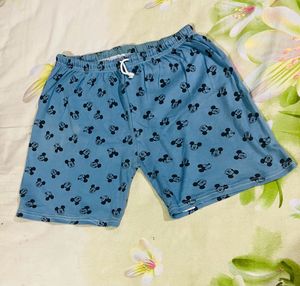 Blue Mickey Mouse Shorts