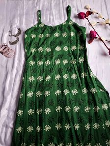 Y2k Green sleevless kurti