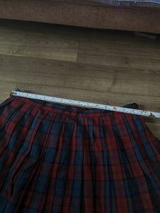 Korean Check Imported Skirt
