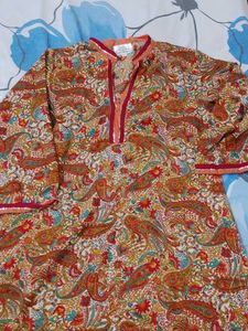 Paisley Print Kurta