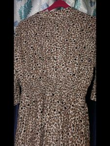 Leopard print Fit &amp; Flare Dress