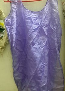 Purple chikankari mirror work kurta