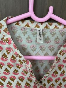 Kipek Brand Medium Size Jaipuri Print Kurti