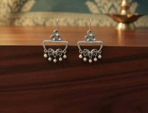 Silver Dangler Earrings
