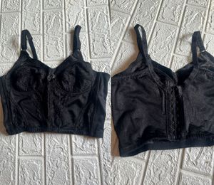 Vintage Black Corset Bra