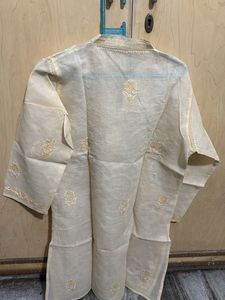 Cut Work Chikankari Kurta
