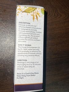 Breast  Oil For Large And Shape Improvement