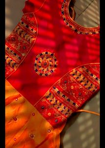Rose Pink Colour Lengha