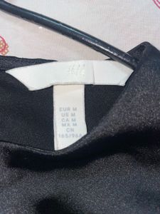 H&amp;M Black Casual And Formal Top