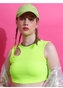 Casual Sleeveless Solid Women Light Green Top