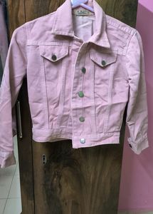 Beautiful Pink Crop Jacket😍