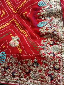 Bridal Saree  Blouse 44 Inch No coins❌ Fix Rate