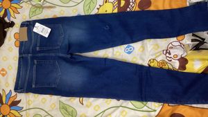 Shein ankle lengthmid wash distressed jeans