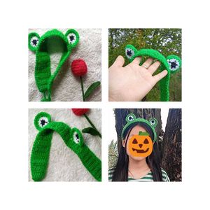 Crochet Frog Headband