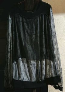 Patterned Long Sleeve Top