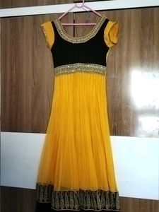 Anarkali Whith Net Duppatta And Churi Bottom Pant
