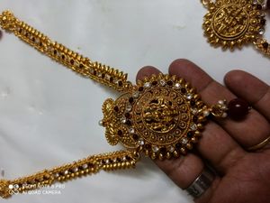 Gold Bridal JewellerySet,Hair Accessories Of17pcs