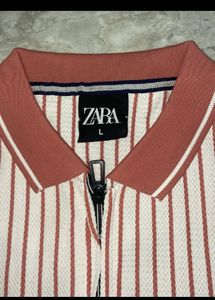 Striped Women Polo Top