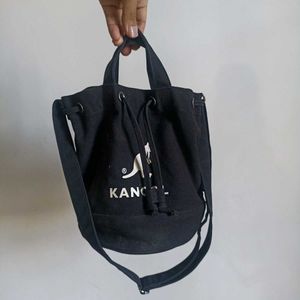 Kangol Black Bucket Bag