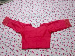 Red Saree with Blouse