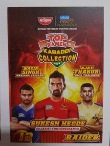 Top Ramen Pro kabaddi League 9 Cards