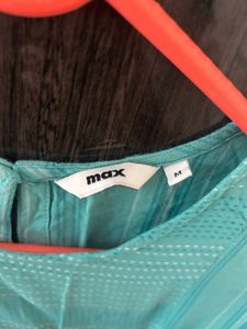 Max Turquoise Embroidered Tunic