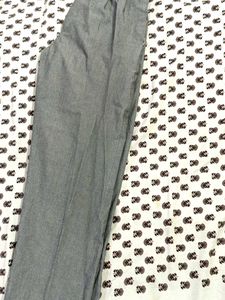 Gray Straight Pants