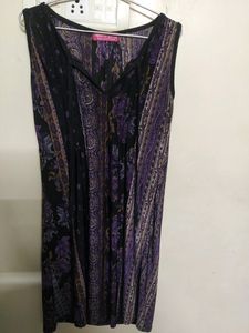Multicolored Western Dress