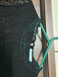 Elegant Black Lace Dress