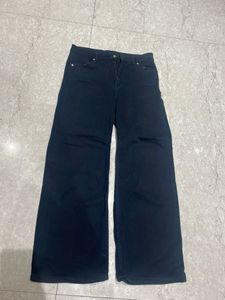 Wide Leg Black Jeans