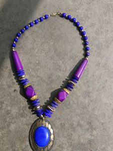 Navy Blue Neckpiece