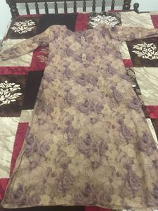 Lavender Kurta Suit Set