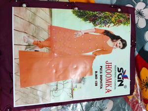 Plum Colour Beautiful Churidar Material