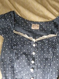 Blue Gingham Dress