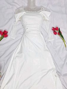 Savana White Lace Princess Dress