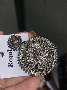 Oxidised Jhumkas