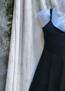 I. Black Lace Mini Dress