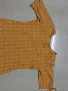 Yellow Kurthi.