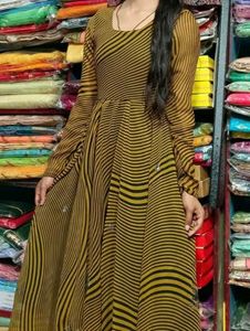 Striped Long Sleeve Dress