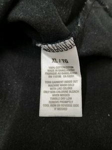 Aeropostale Men Black Regular Fit Cotton Tshirt